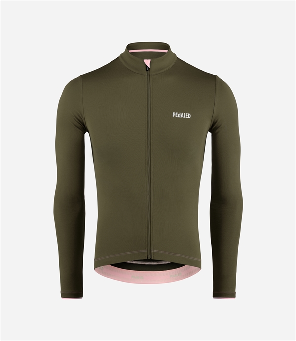 PEdALED Element Longsleeve Merino Jersey - Green